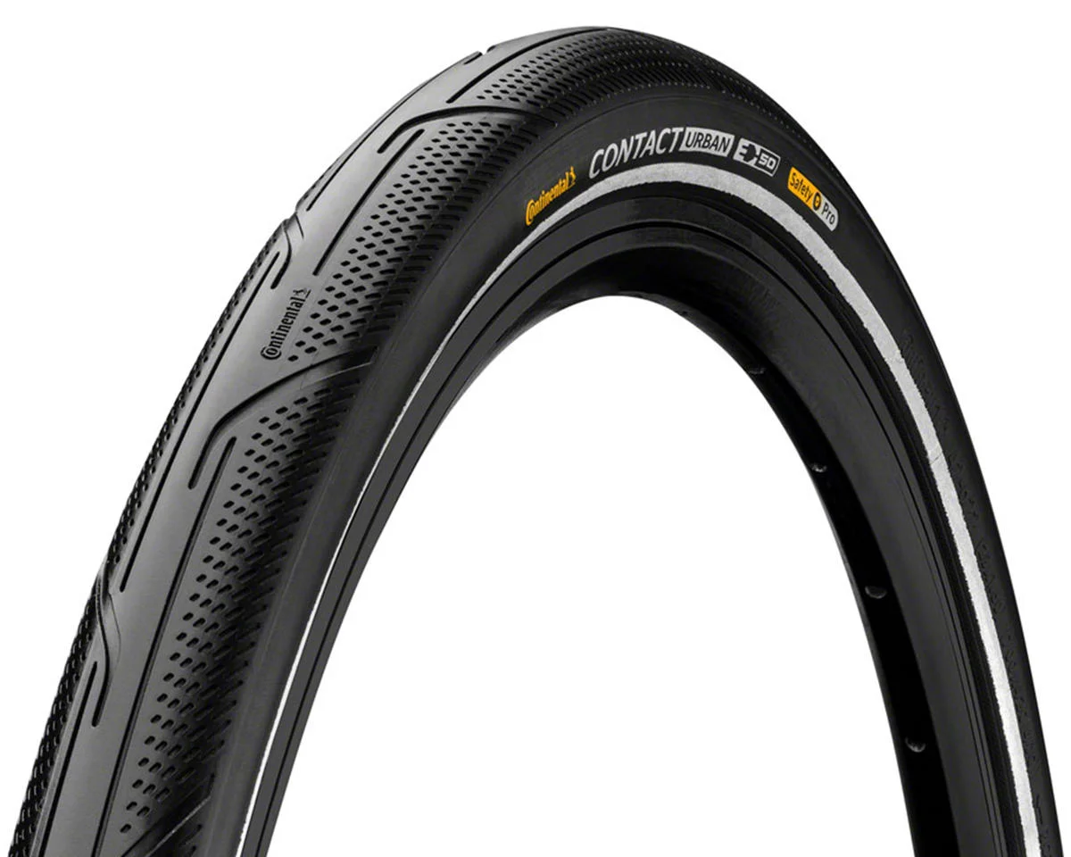 Continental Contact Urban City Tire (Black/Reflex) (26") (2.0") (Wire Bead) (SafetyPro Breaker) (E50)